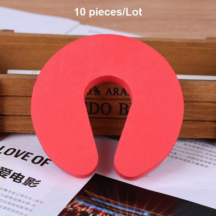 10pcs/lot kids ty Cabinet Lock Baby Finger Pinch Guard Door Security Protector Drawer Cabinets Locks Child Furniture Stopper