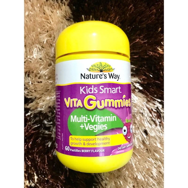 Nature's Way Kids Smart Vita Gummies Multi Vitamin & Vegies 60 Gummies-Aus