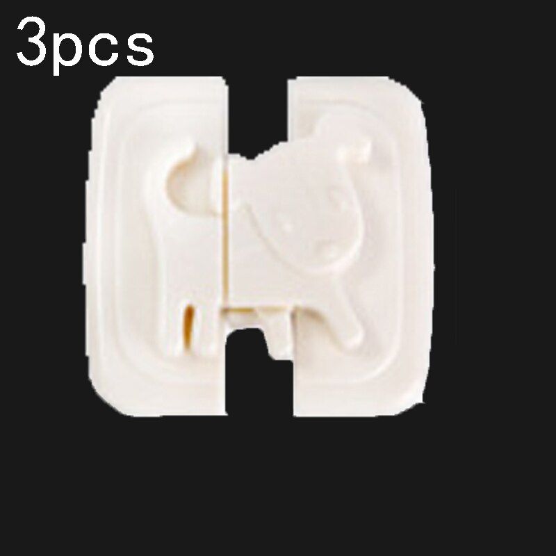 3pcs. Creative baby ty Lock Door Toilet Cabinet refrigerator Cupboard ty Locks baby protection child prevent clamp hand