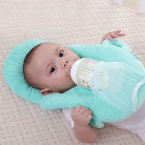 【BestGO】New Latest Head Cushion Soft Cotton Comfortable Infant Baby Nursing Cushion Anti Roll Prevent Flat   Sleep Pillow