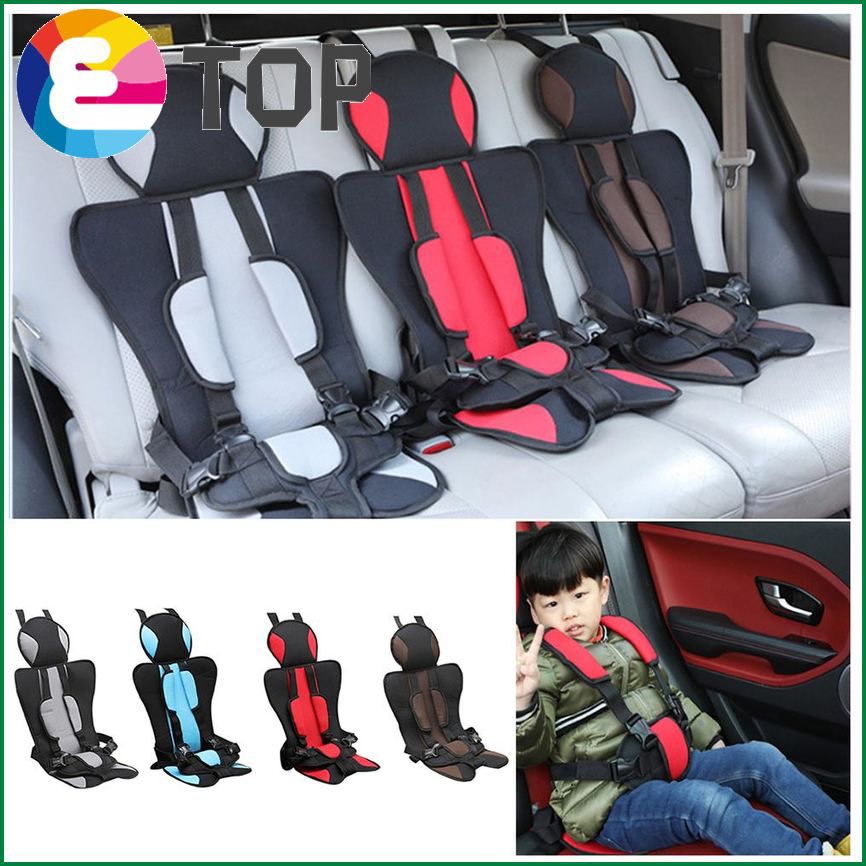 Car Seat Children's Seat Cushion Portable Strap Seat Cushion Baby Fixed Strap Baby Safety Belt Safe Seat Child Seat For Baby