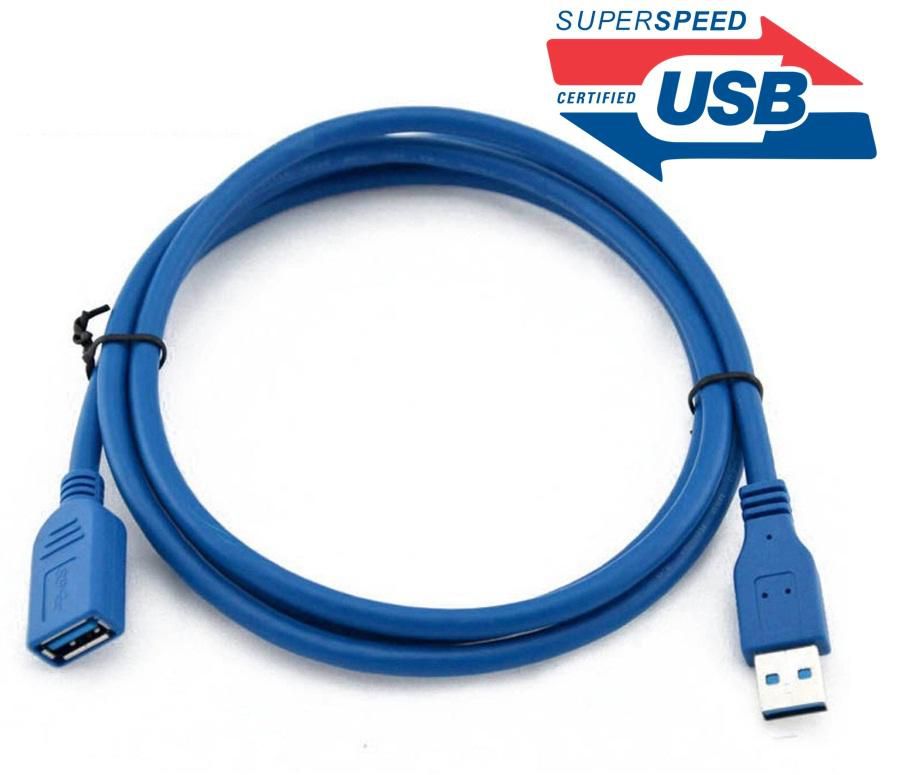 Hi speed Usb 3.0 Extension Cable High Speed Upto 5 Gb/Sec 1.5m