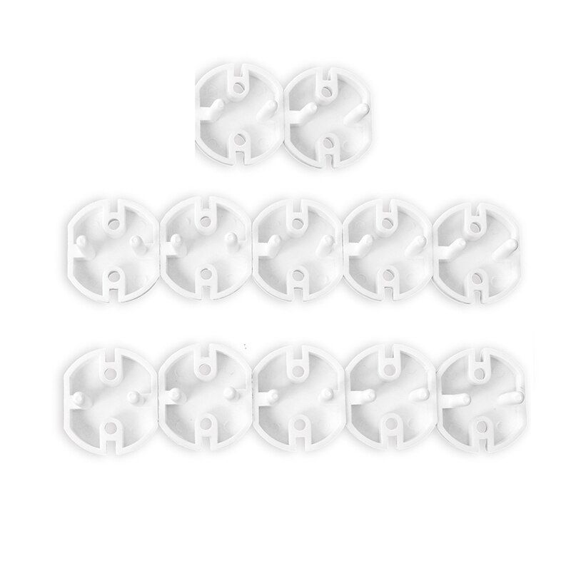 12Pcs EU Baby Electrical Outlet Protector ABS Socket Cover Plugs Children Security Products Proofing Being Electricity