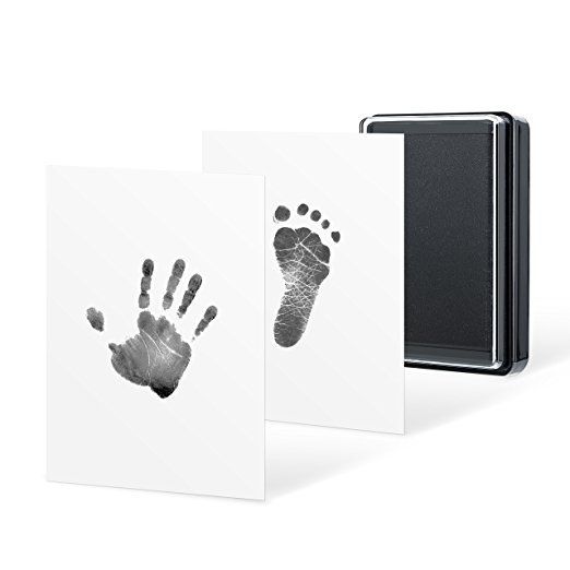 Newborn Inkless Print Kit Hand Footprint Makers Paw Print Pad Infant Souvenirs Toys Gift Memory Helpers