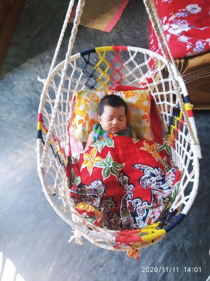 Dolna - Baby Cradle Jute Made Cradle for Babies Made in Bangladesh 1 peace