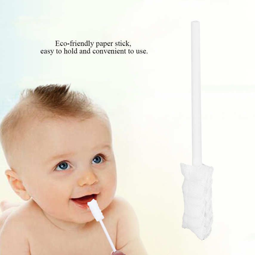 Infant Toothbrush 10PCS/Set Disposable Baby Gauze Oral Cleaning Stick Dental Care
