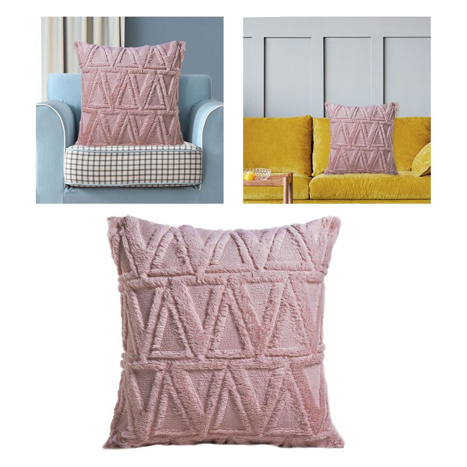 Modren Ins Style Throw Pillow Cover Handmade Macrame Geometry Cushion Case White