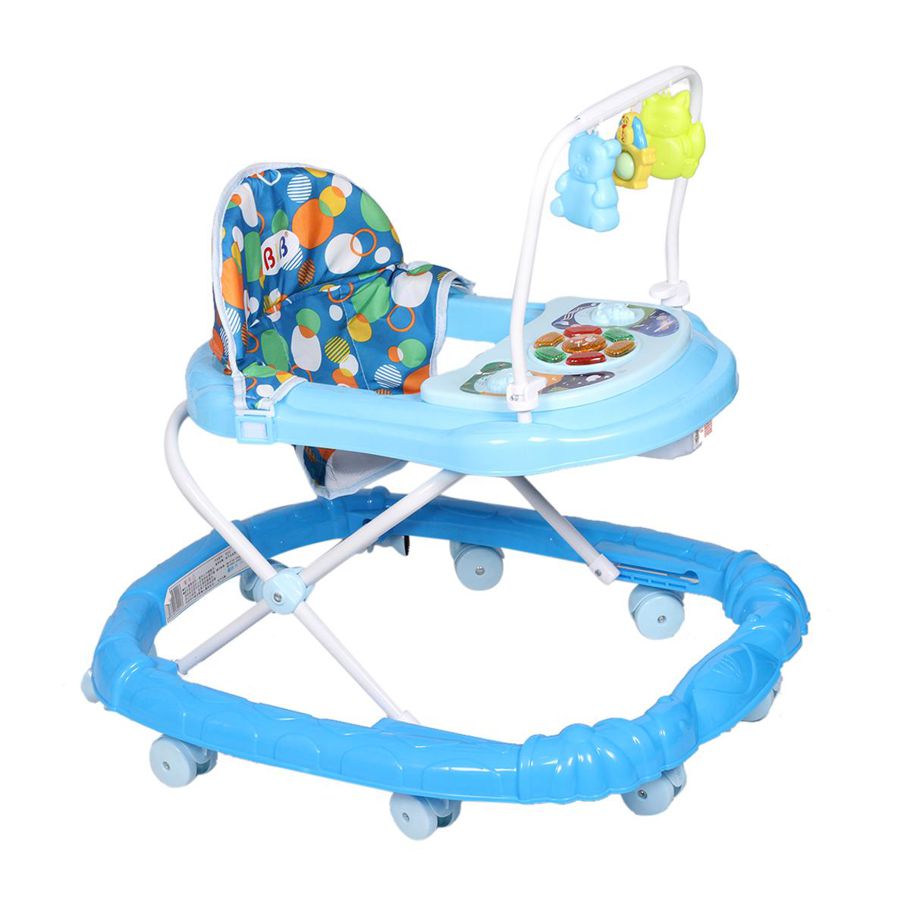 NEW Baby Musical Walker with Merry Go Round BLB Brand- Blue