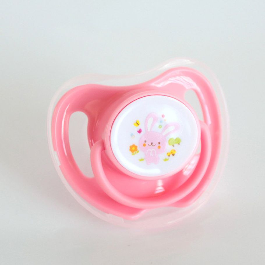 Baby Silicone Pacifier Butterfly Shape Hygienic Cap with Animal Pattern