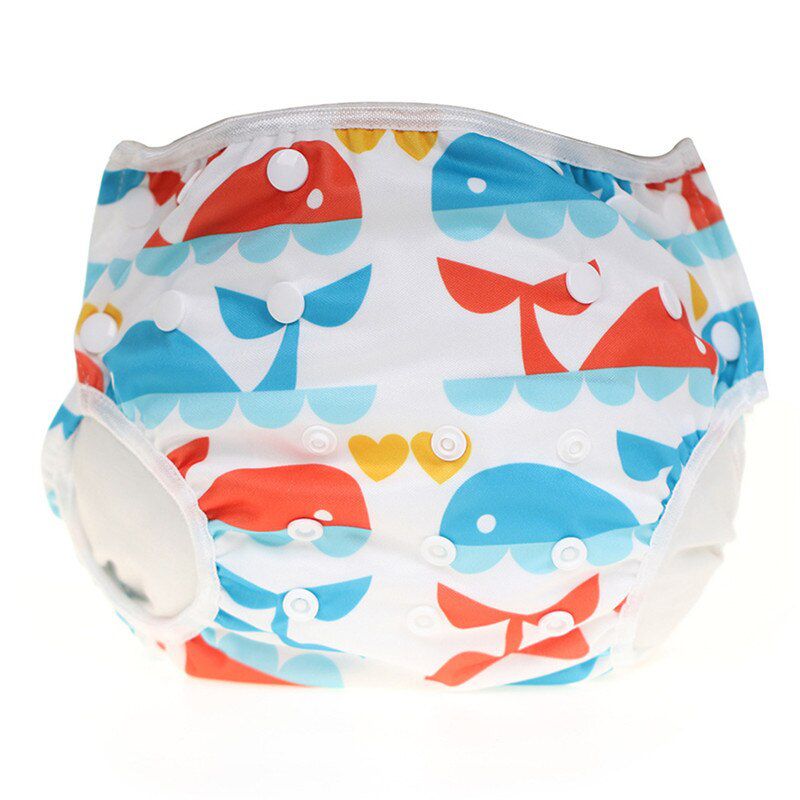 1 Swim Diaper Nappy Pants Reusable baby infant boy girl toddler 0-3 years One Size All In One 3-12kg 6-26lbs