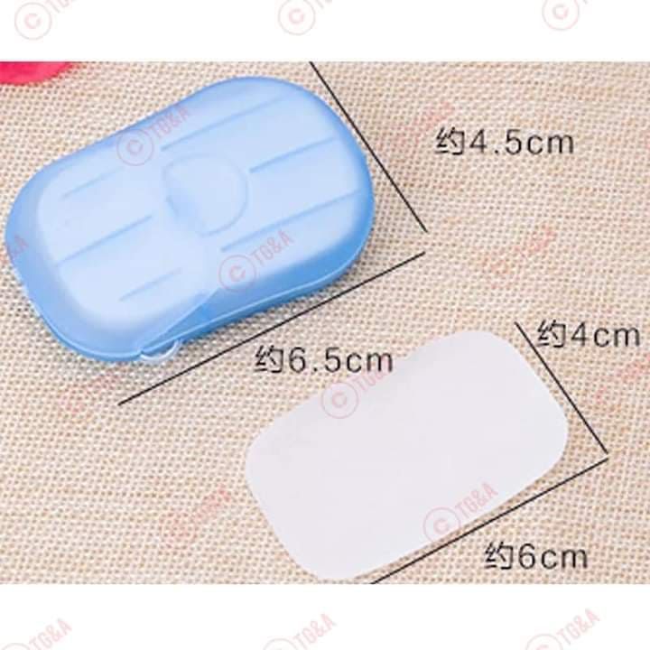 Travel Mini One Time Soap Paper 2 box - 40pcs