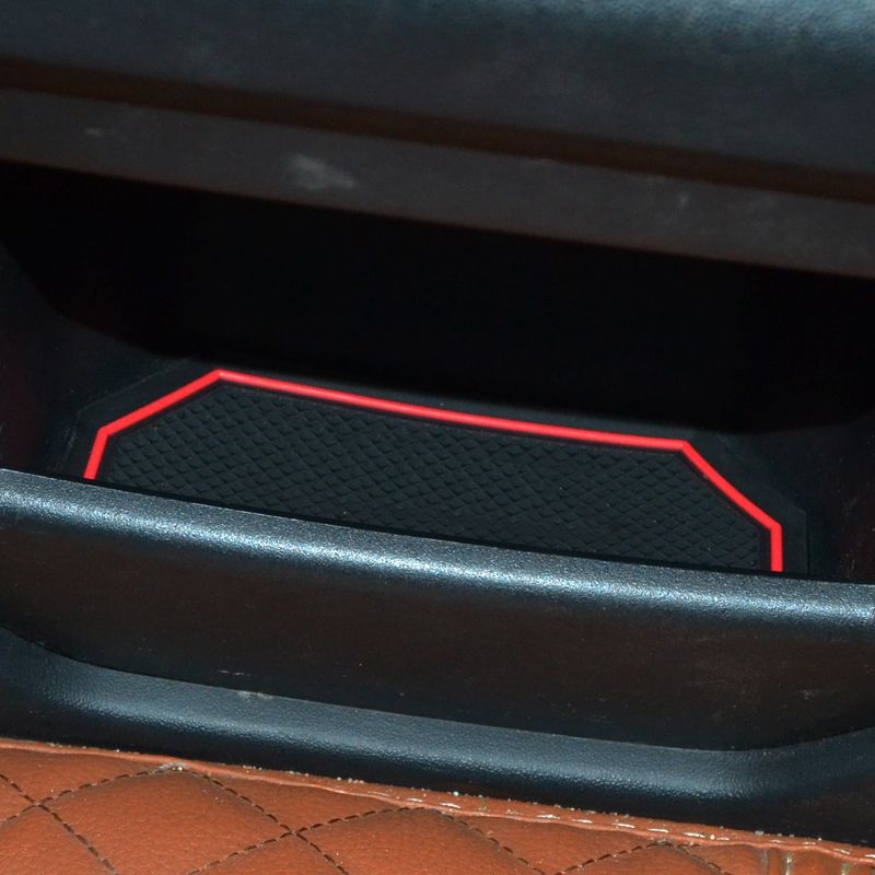 Car Gate Slot Mat for Land Rover Range Rover Evoque 2012 - 2018 Cup Holders Mats , Cup Holders Mats - Multicolor