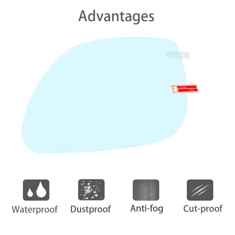 for Peugeot 307 307sw 307cc Full Cover Anti Fog Film Rearview Mirror Rainproof Accessories 2002 2003 2004 2005 2006 2007 2008 SW