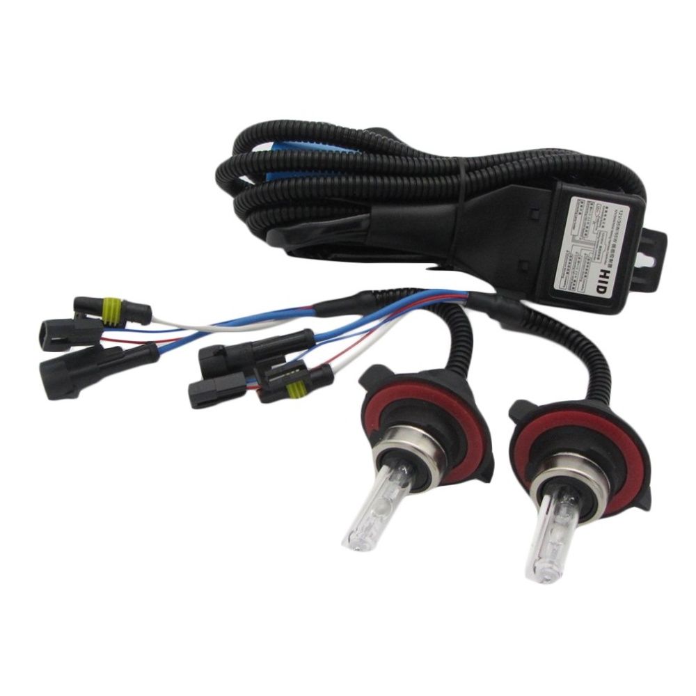 Pair 55W H13-H/L Hid Replacement Bulb Single Bulb For Motorcycle All Color Black 5000K