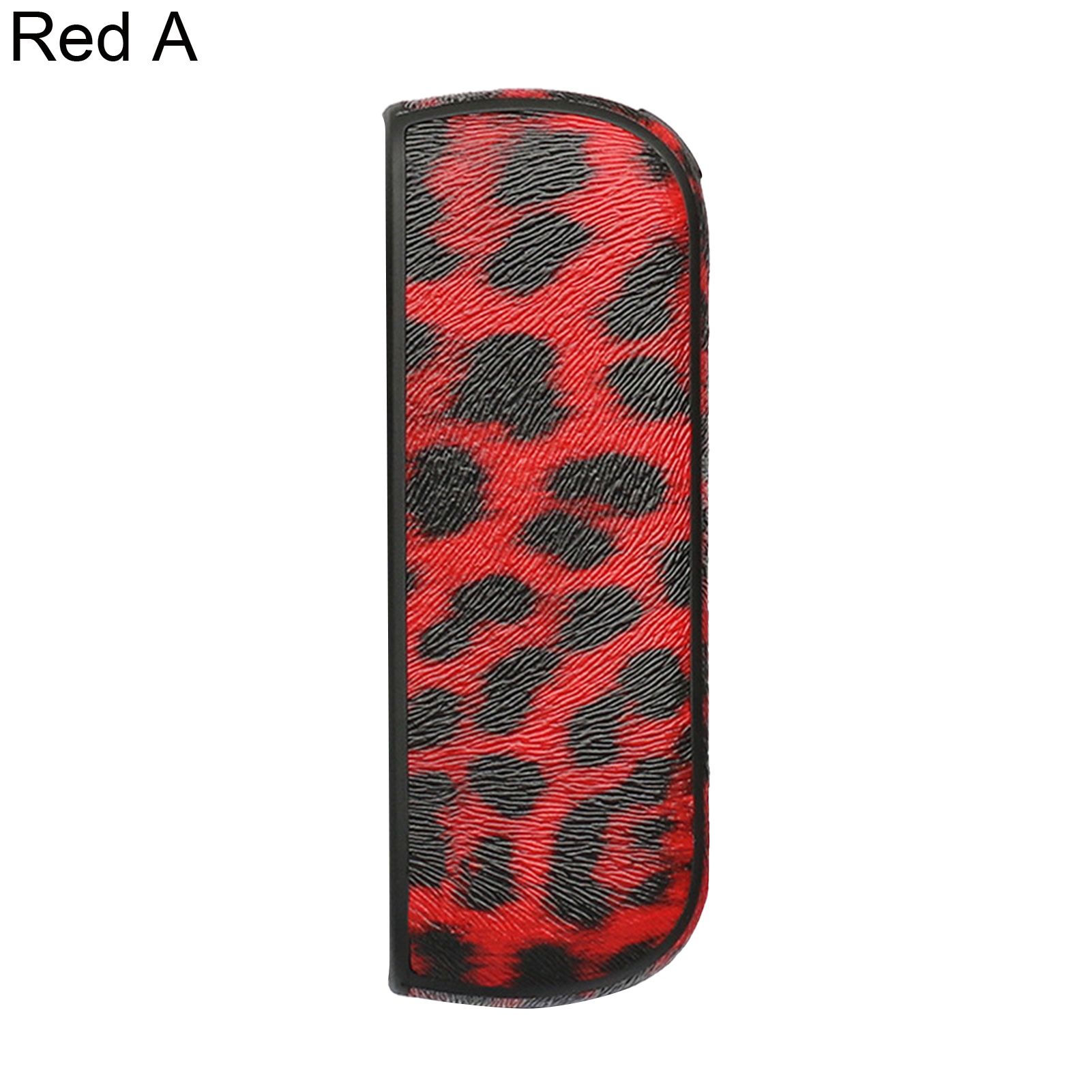 E- Sleeve Leopard Print Electronic Faux Leather