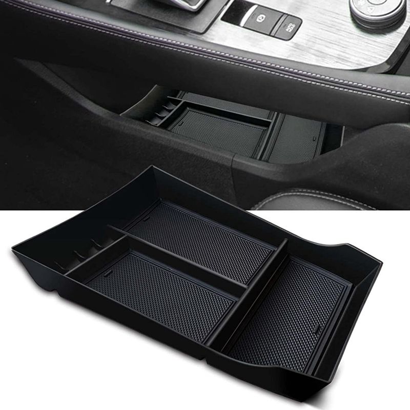 Center Console Organizer Tray for Nissan Rogue T33 2021 2022 Armrest Insert Storage Box Accessories with Coin Holder