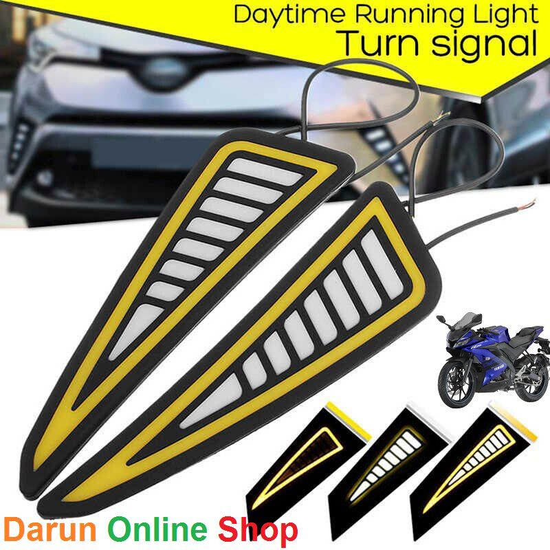 Motorcycle Body Indicator LED Strip sticker Lights, motorcycle signal light