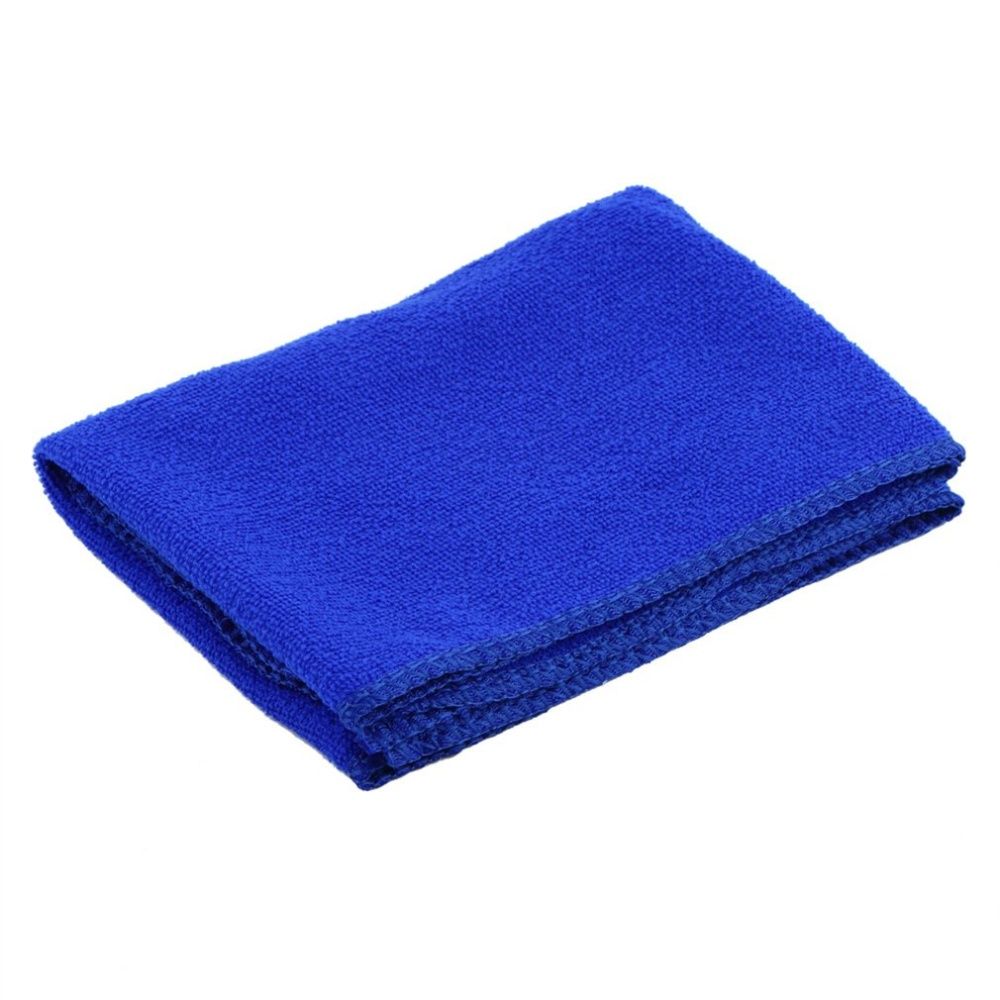 Lightweight Portable Softness Water Absorb Strength Microfiber Towel Blue