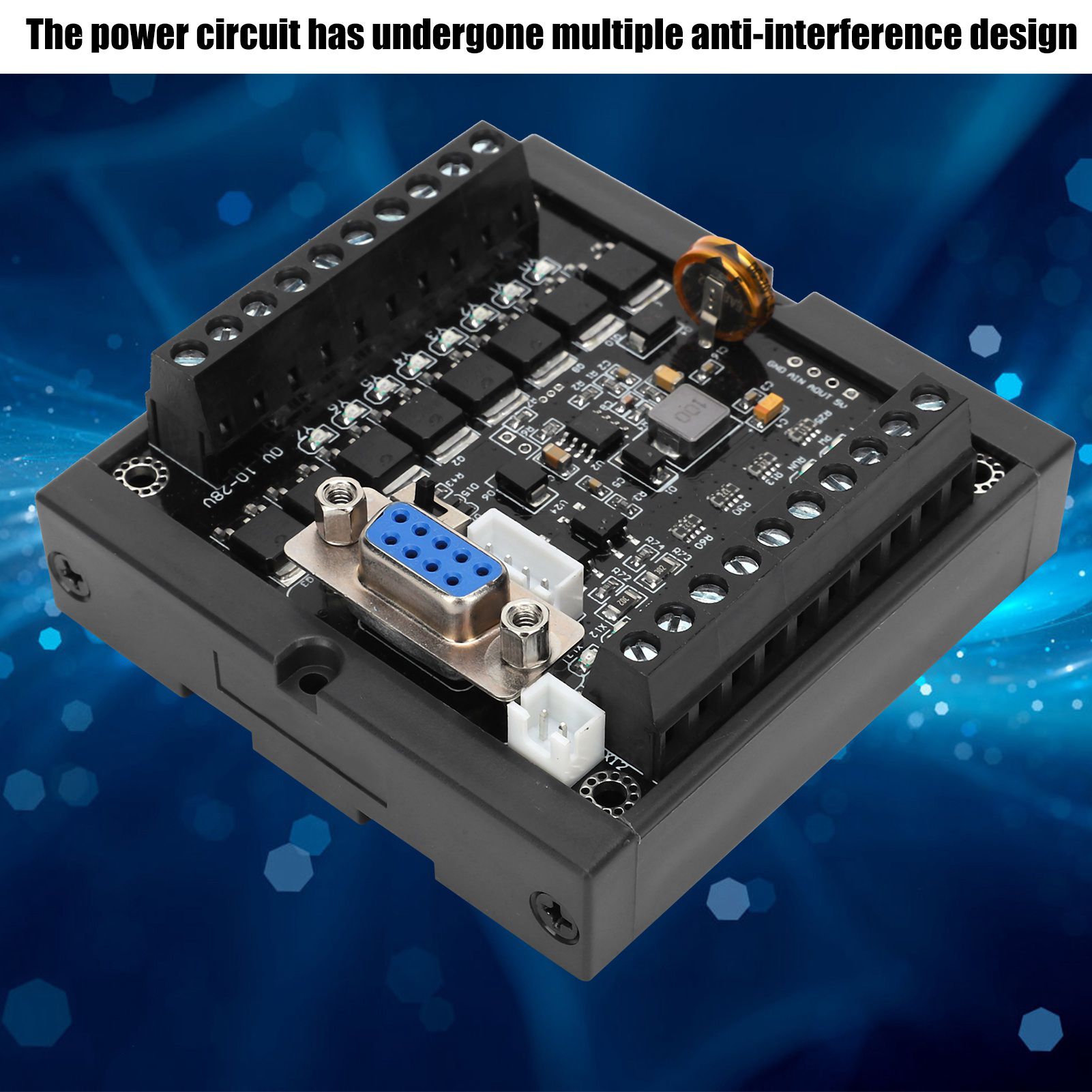 Industrial Control Board FX1N‑20MT Programmable Controller PLC Module Regulator Supplies DC24V