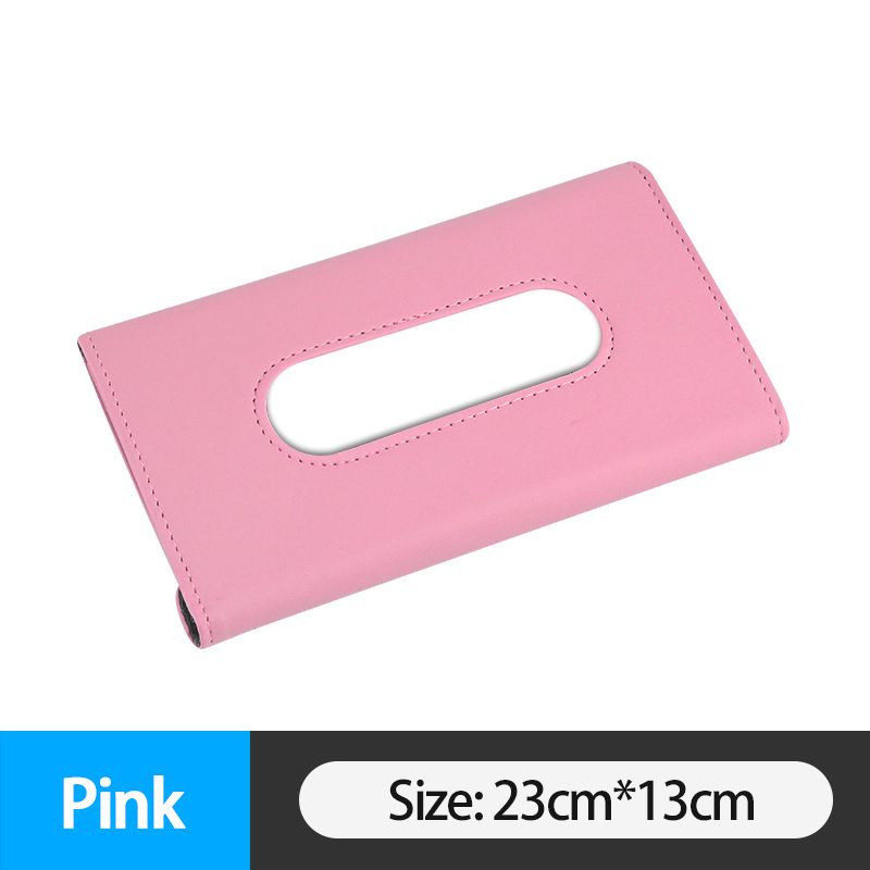 Car Tissue Box Set Car Sun Visor Tissue Box Holder Auto Interior Storage Decoration Car Accessories Safe Portable