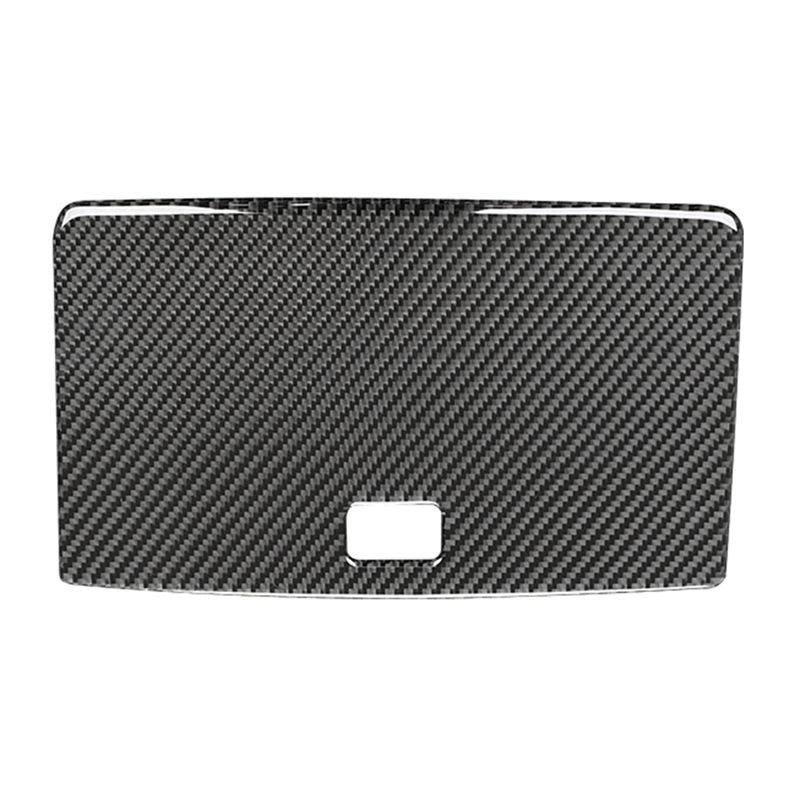 Car Center Dashboard Display Panel Cover Trim Carbon Fiber for Mercedes Benz C Class W204 2007-2014