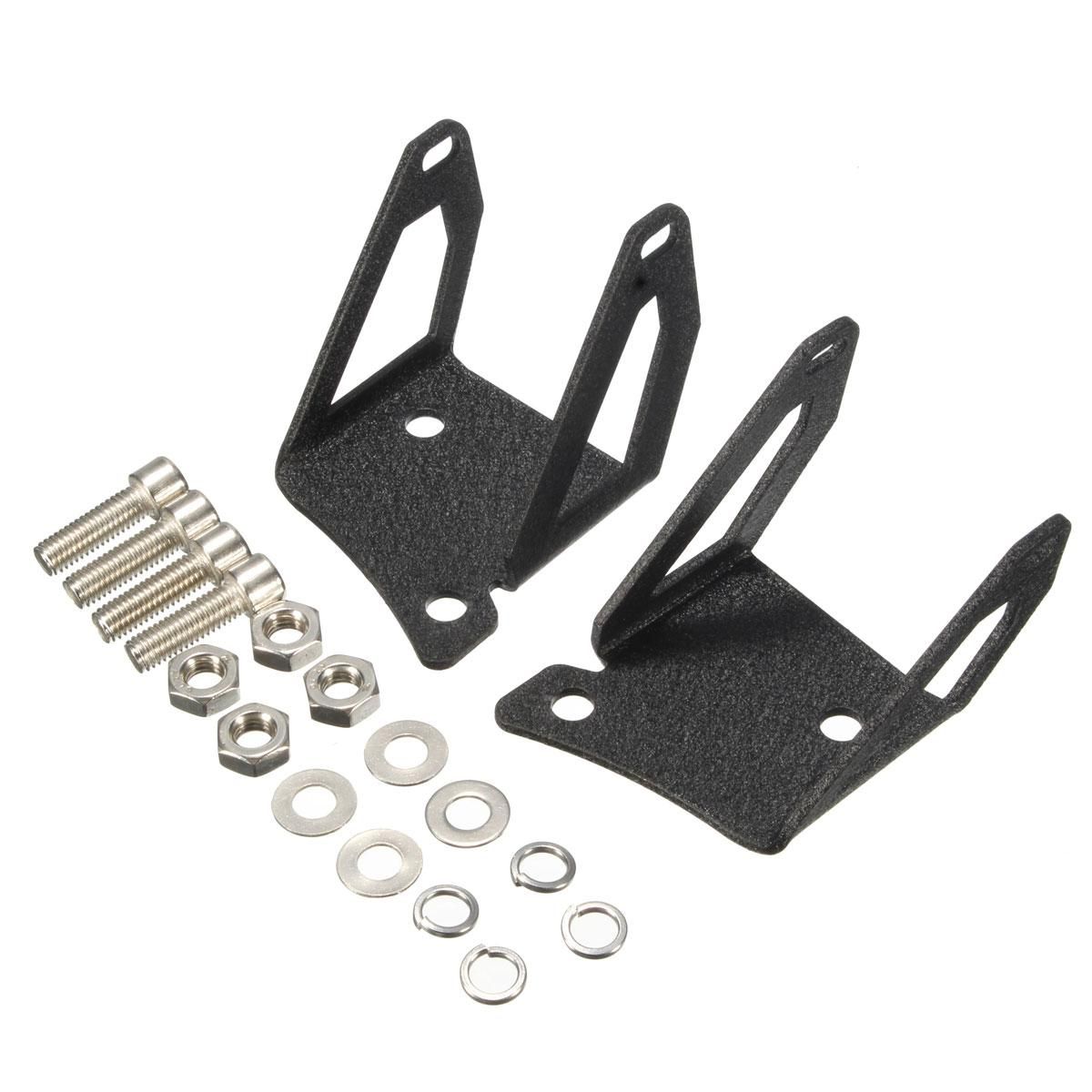 Details about Pair Windshield A-Pillar Mounting Brackets For 07-15 JEEP WRANGLE JK LED Light Black -