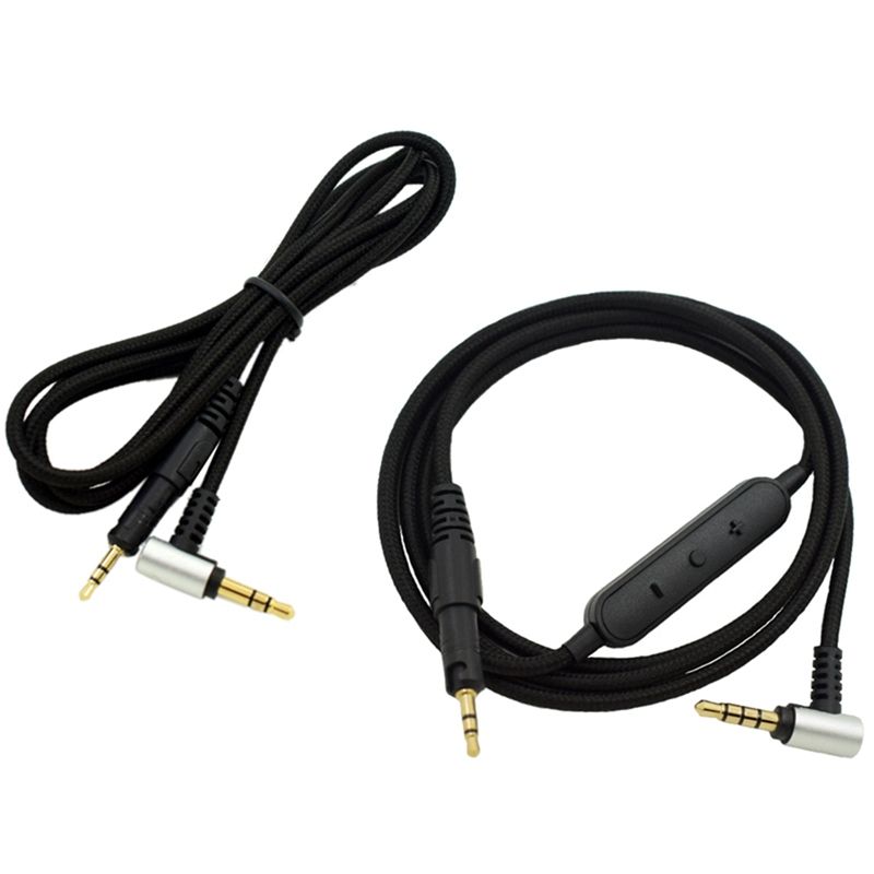 2 Pcs Replacement Audio Cable for Audio-Technica ATH-M50X M40X Headphones Fits Many Headphones