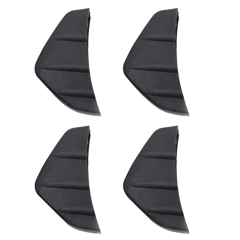 4 Pcs Universal Car Rear Bumper Lip Diffuser Shark Fin Style Car Back Bumper Sper Lip Splitter Car-Styling Auto