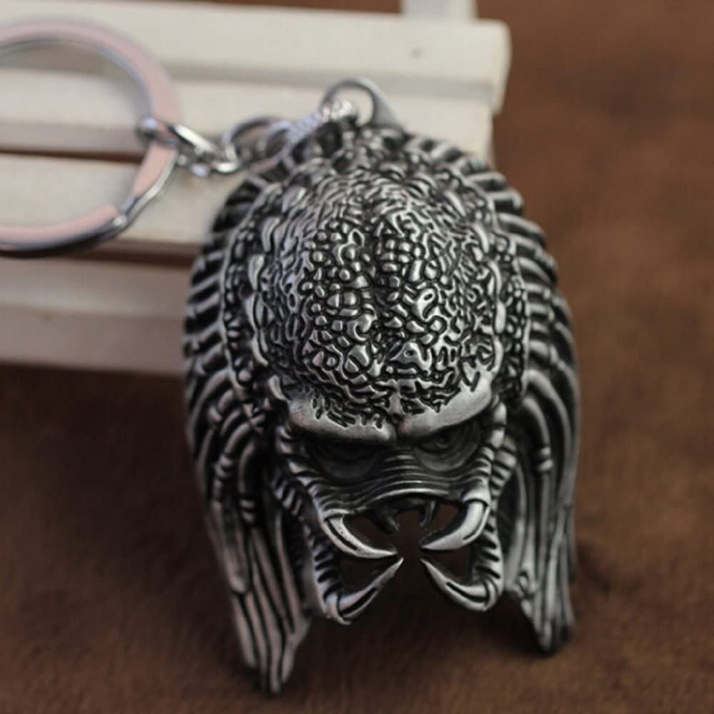 Metal Avp Aliens Figurine Keyring Key Chain