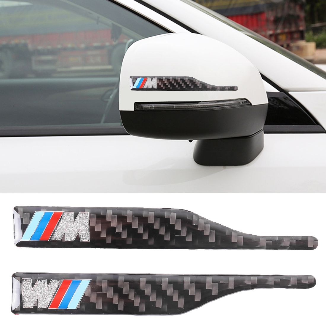 2 PCS Car-Styling Rearview Mirror Sticker Random Decorative Sticker