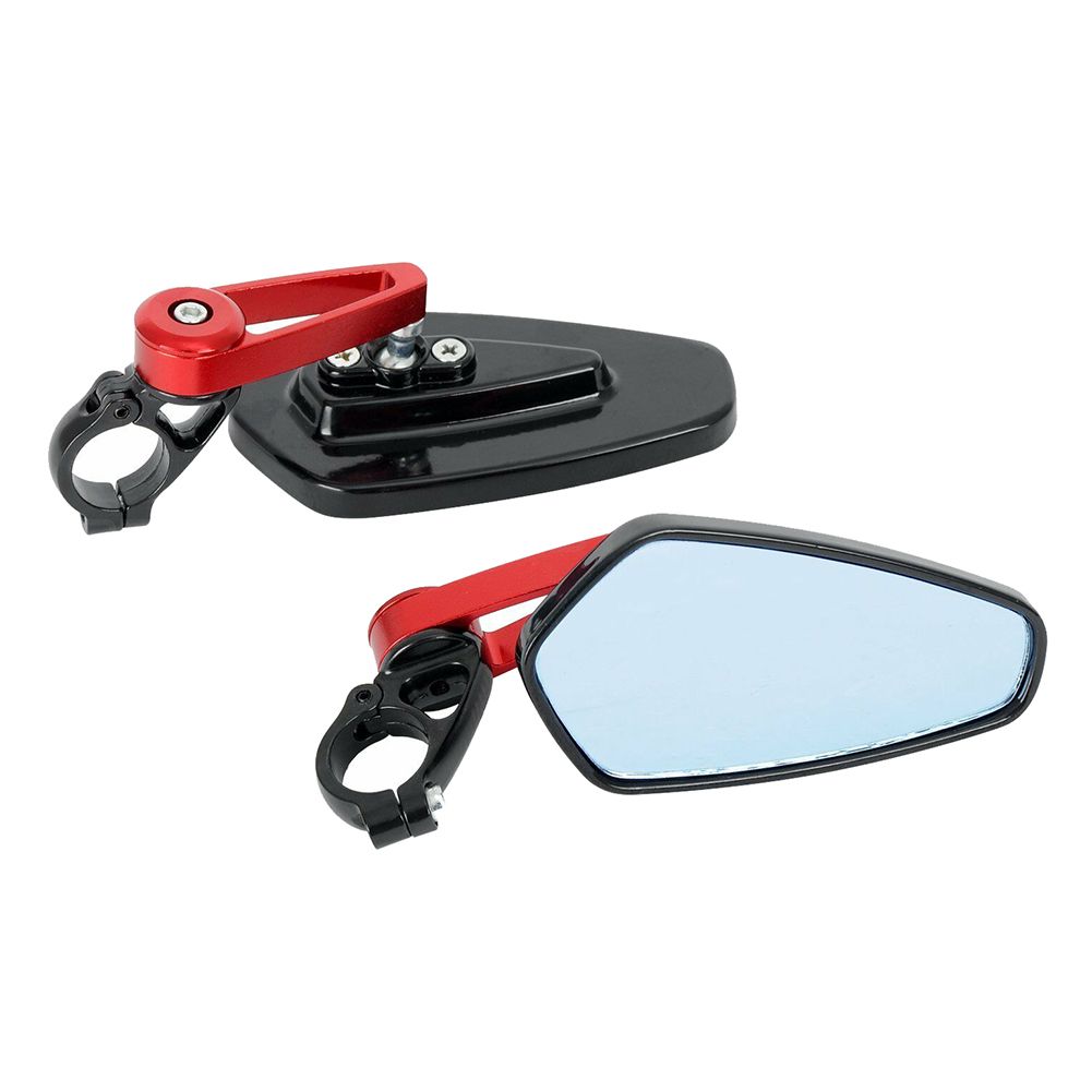 2Pcs/Set 22mm Motorcycle Scooter Handle Bar End Rear View Mirror Replacements