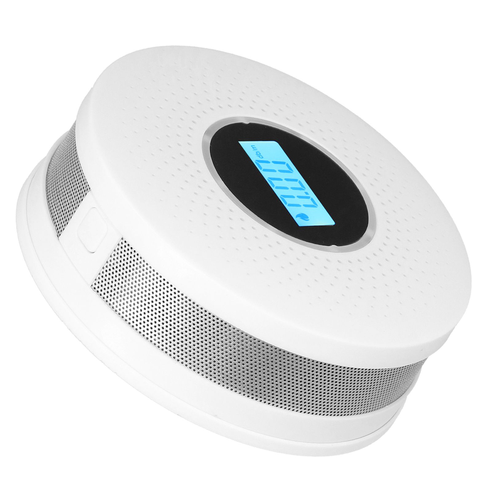 Qimeng La CO Combination Detector Photoelectric Sensor Sound Light Alarm LCD Display Safety Alert