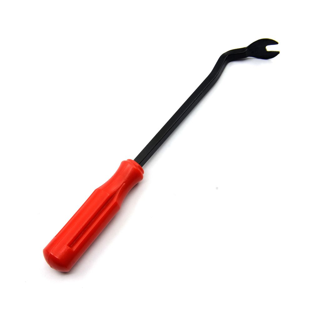 Car Door Interior Trim Clip Panel Upholstery Fastener Clip Remover Tool Screwdriver Nail Puller 6 Inch Red , Automotive interior - Multicolor