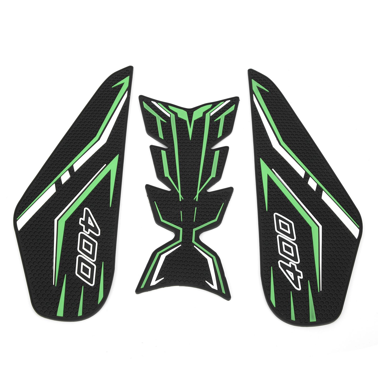 Motorcycle Tank Pads 3Pcs Gas Fuel Sticker Guard Anti Slip Protection Pad Replacement for Z400 NINJA 400