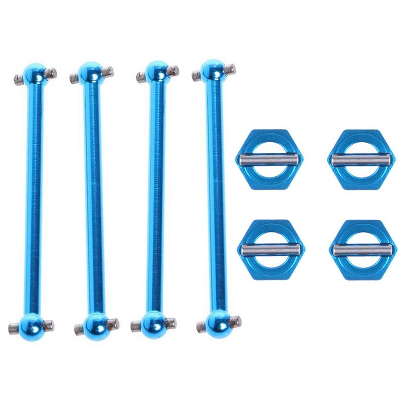 4Pcs for WLtoys A979 F/R Metal Dogbone A959-07 & 1set A949-11 Aluminum Hexagon Wheel Hex Seat Mount Hub Pins 7mm