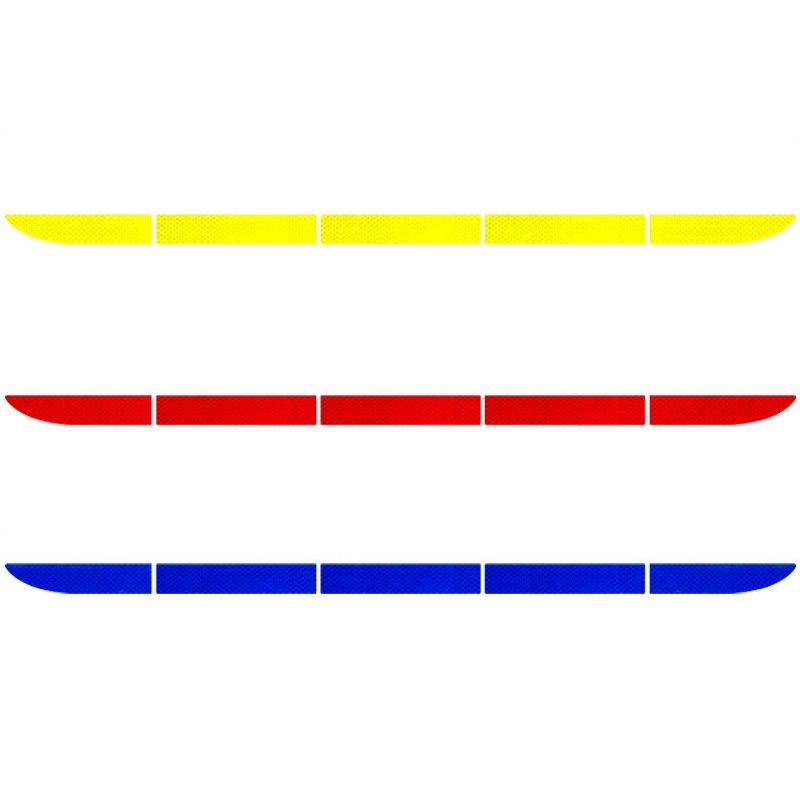Red Car Trunk Bumper Reflective Sticker Warning Strip Motorcycles Bicycles Safety Reflective Stickers