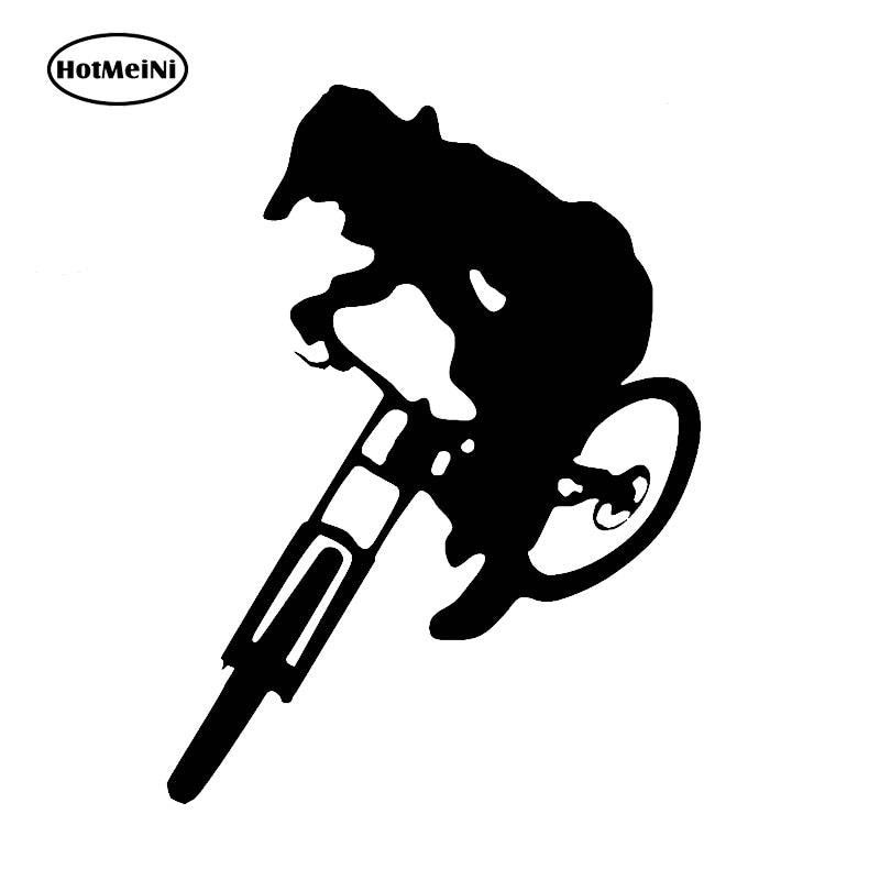 HotMeiNi Car Sticker Black/Sliver Downhill Trails Mtb Sticker Decal  Mountain Bike Car Van Giant Gt Rockshox 15*20cm