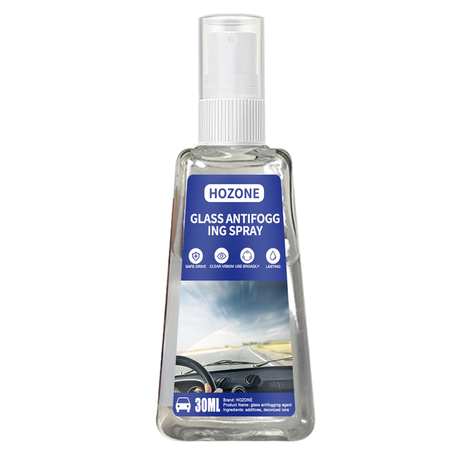 Trapezoidal Bottle Automobile Windshield Anti-Fog Spray Rearview Mirror Rainproof Waterproof Antifoggant Spray