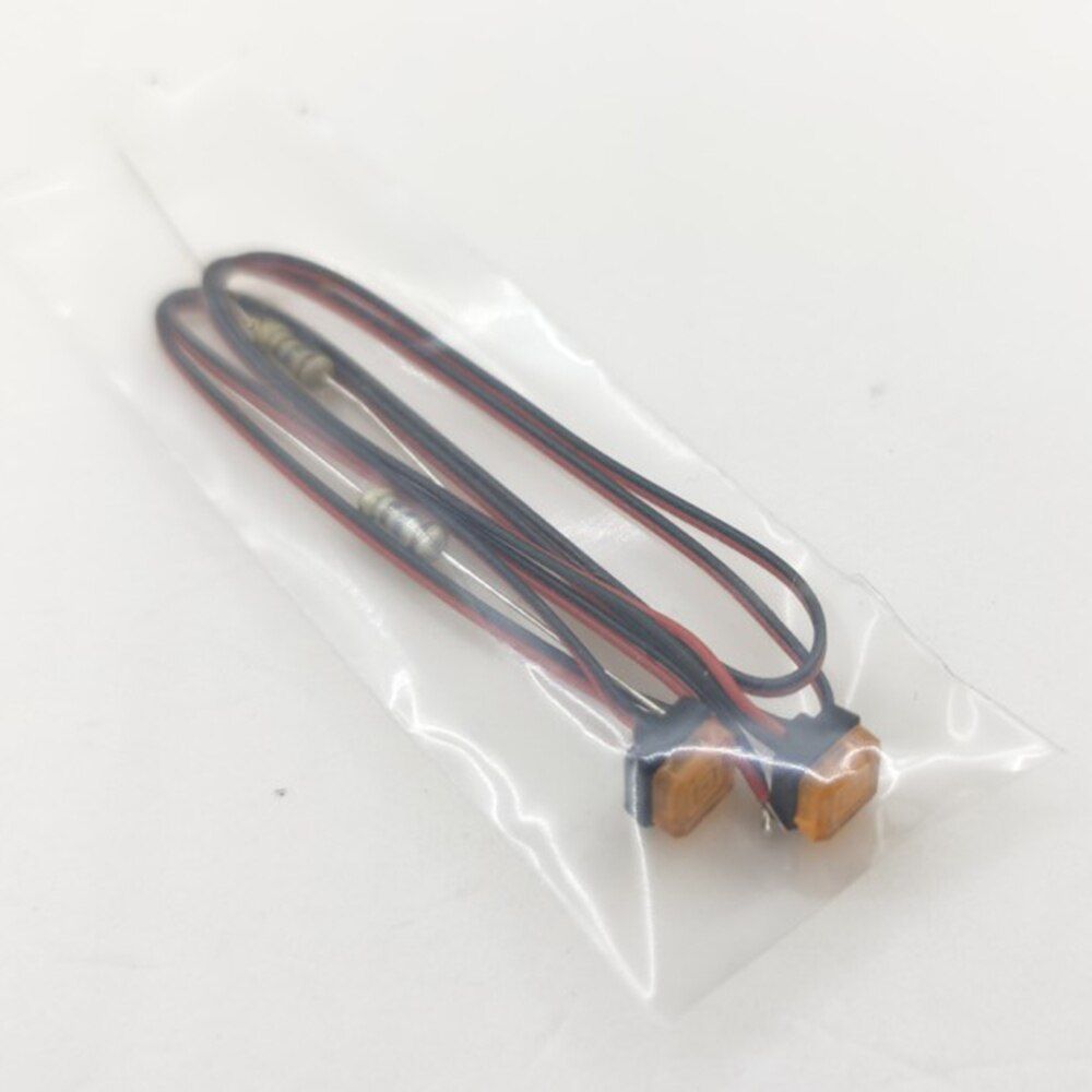 2pcs LED Side Contour Light Width Light For 1/14 Tamiya RC Truck Dump 3363 56348 56352 Actros Scania R620 56323 R730 MAN TGX