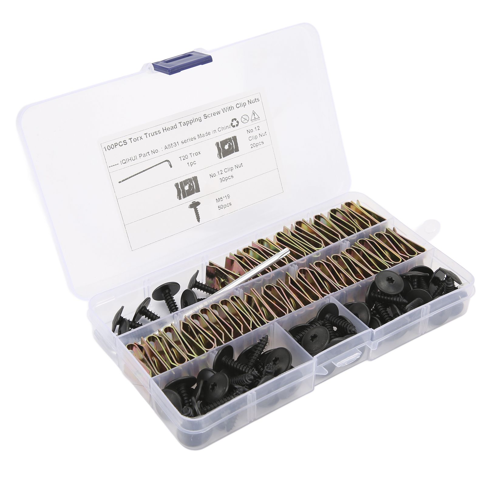 Mudguard Self Tapping Screws M5x19 25mm Total Length Manganese Steel Fit For A1