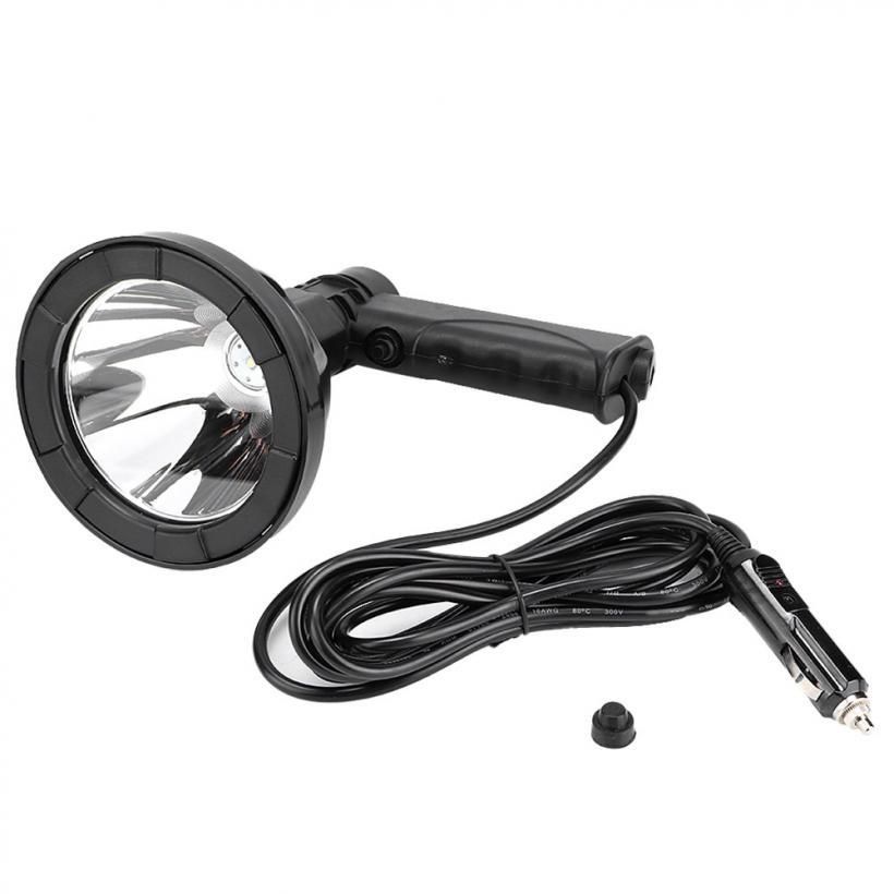 Outdoor 35W 5inch T6 LED Lamp Handlamp Handheld Spotlight Color temperature 6000K Car Char g