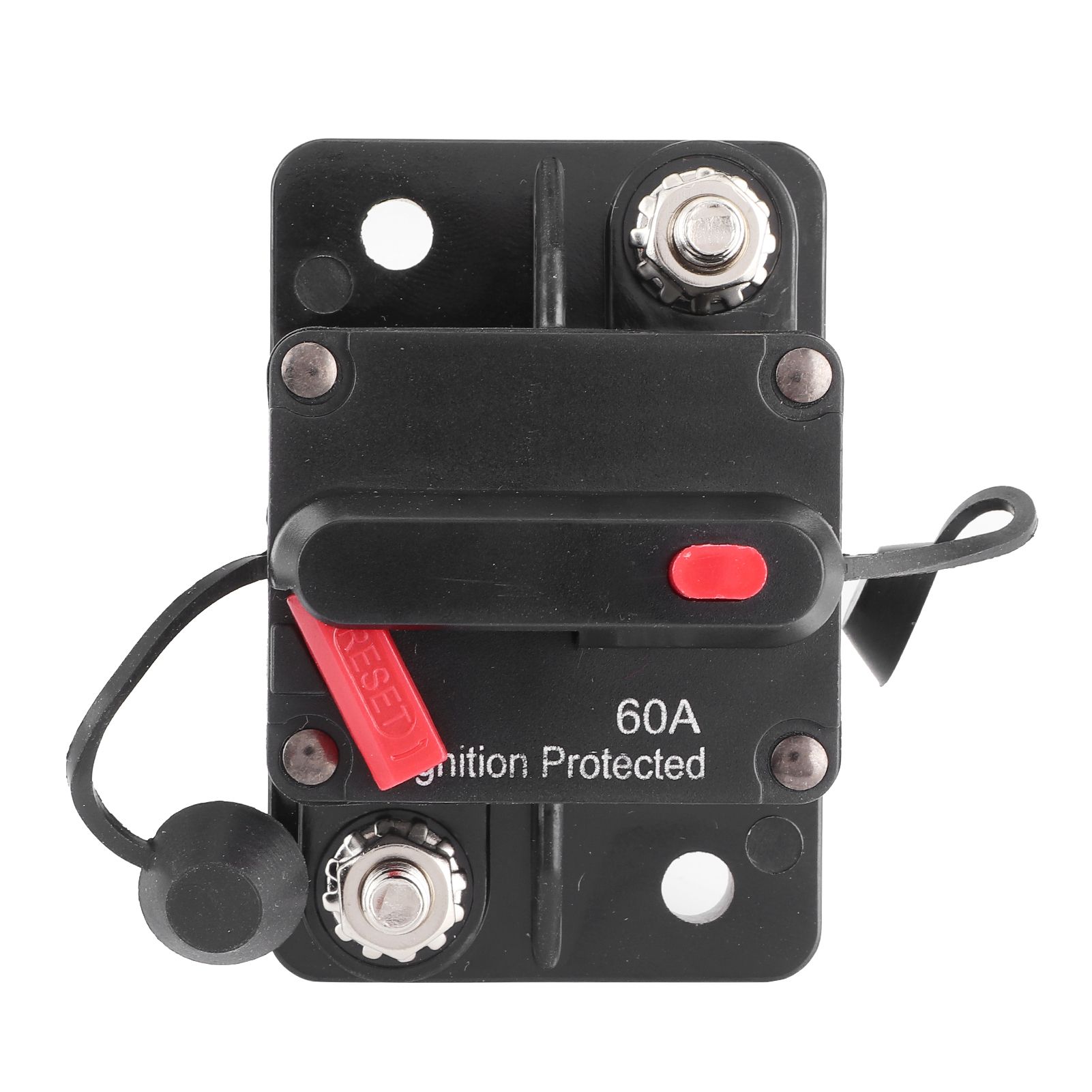 Himeng La 60A AMP Circuit Breaker Fuse Reset Holders 12‑48V DC Waterproof for Auto RV Yacht