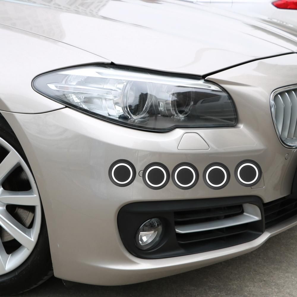 Black 10 Pcs/pack Door Edge Trim Guard Round Protective Sticker Car Door Guard Corner Bumper Protector Decals Auto Anti-Collision Anti-Scratch