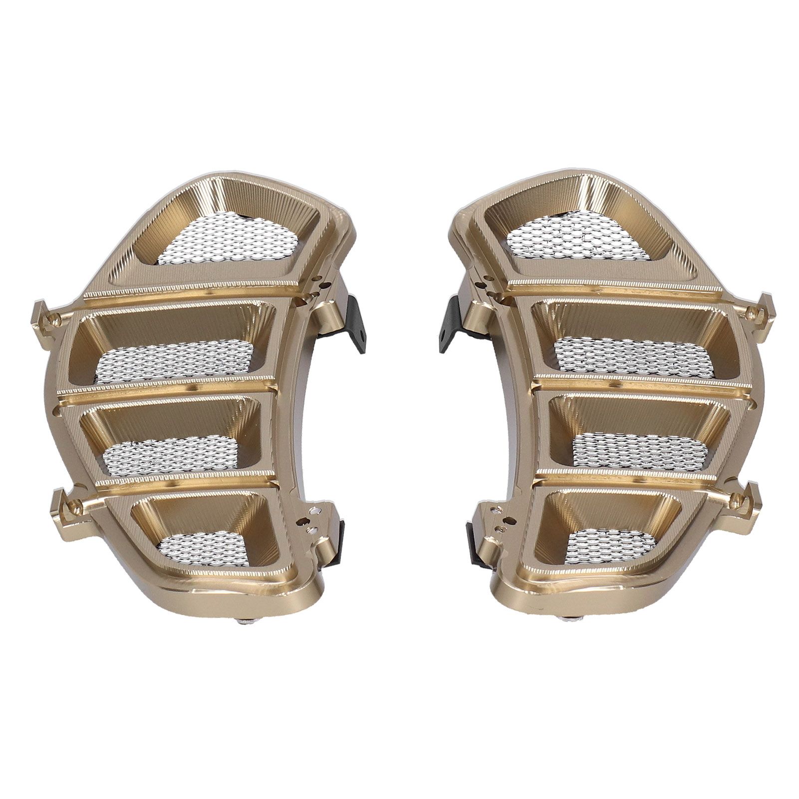 Pair Motorcycle Guard Grille Bezel Cover For Piaggio GTS 250/300