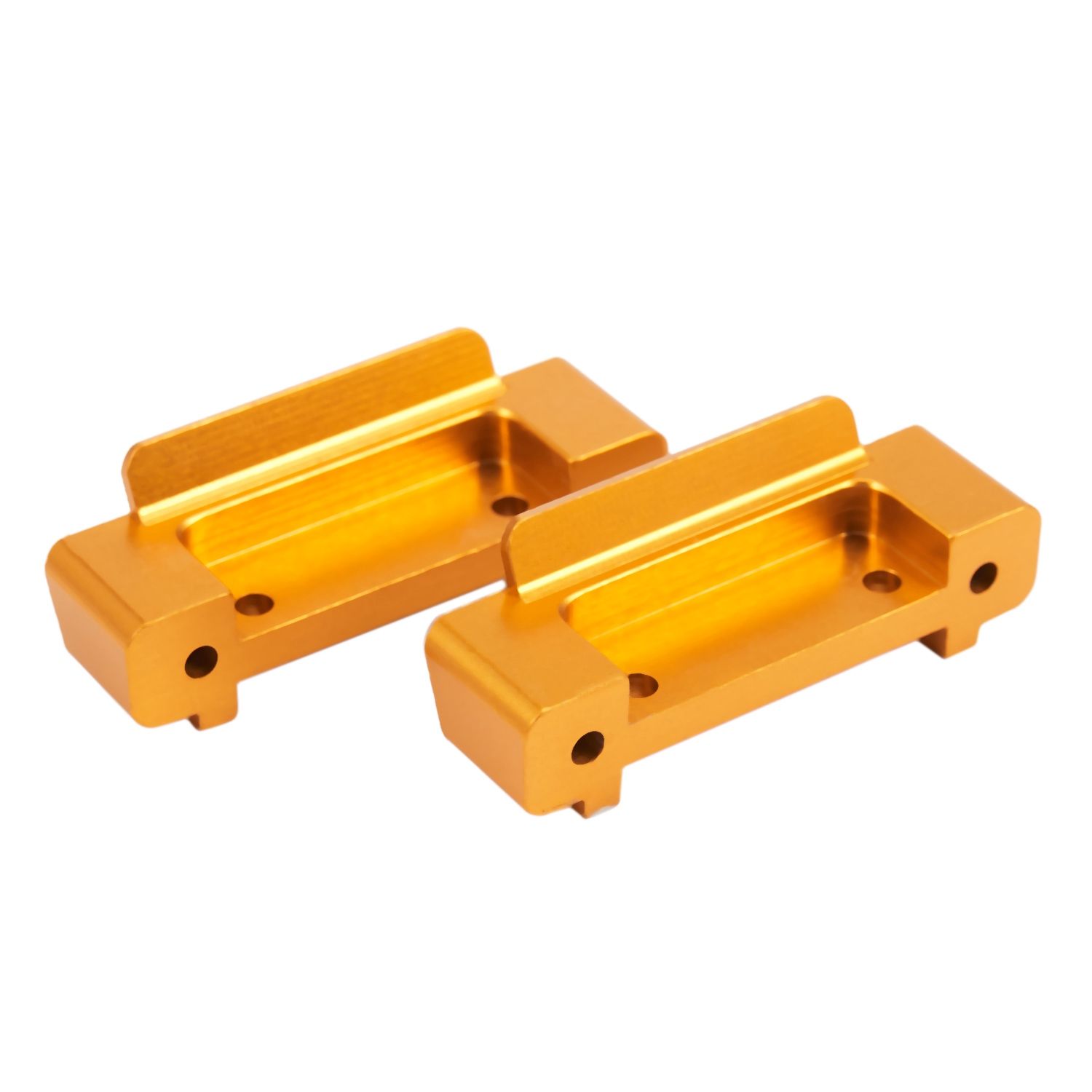 2Pcs Upgrade Spare Rc Car Parts Front Rear Bumper for Wltoys A959-B A969-B A979-B,Yellow