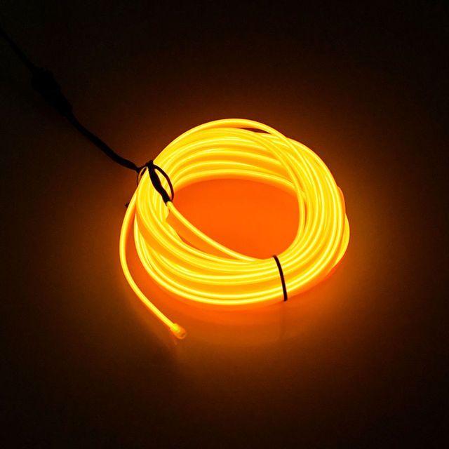 Car Interior Decoration Lights, Car Door Lights, Neon Atmosphere Decoration Lights, Party Atmosphere Lights Car Interior-39in(1M)-Car charger