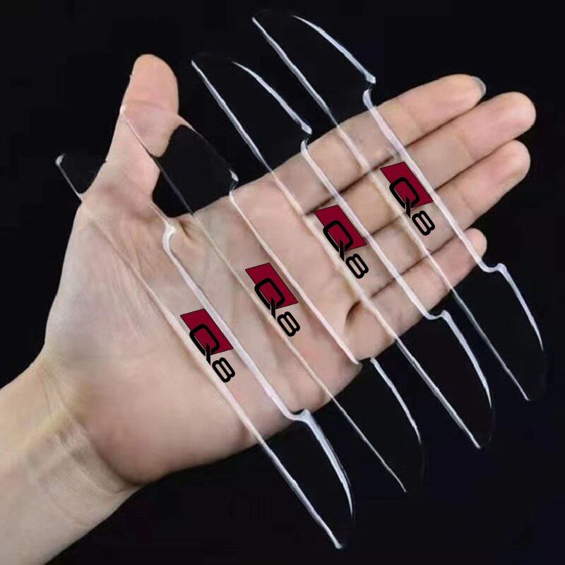 4pcs Car Door Anti-collision Strip For Audi A4 A6 B7 B9 A3 8l 8P 8V Q3 A7 A4 B8 A6 C6 4F C7 A5 Q5 Q7 Q8 A7 A8 Car