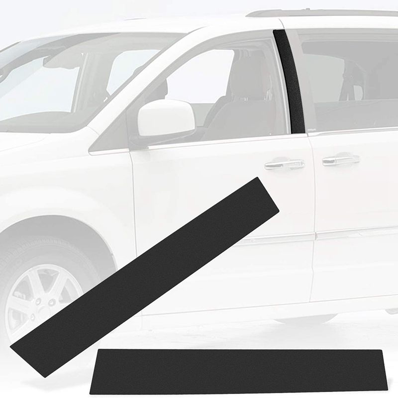 2Pc B Pillar Trim Cover Trim Applique Molding for Chrysler Town & Country Dodge Grand Caravan 5020664AA 5020664AB
