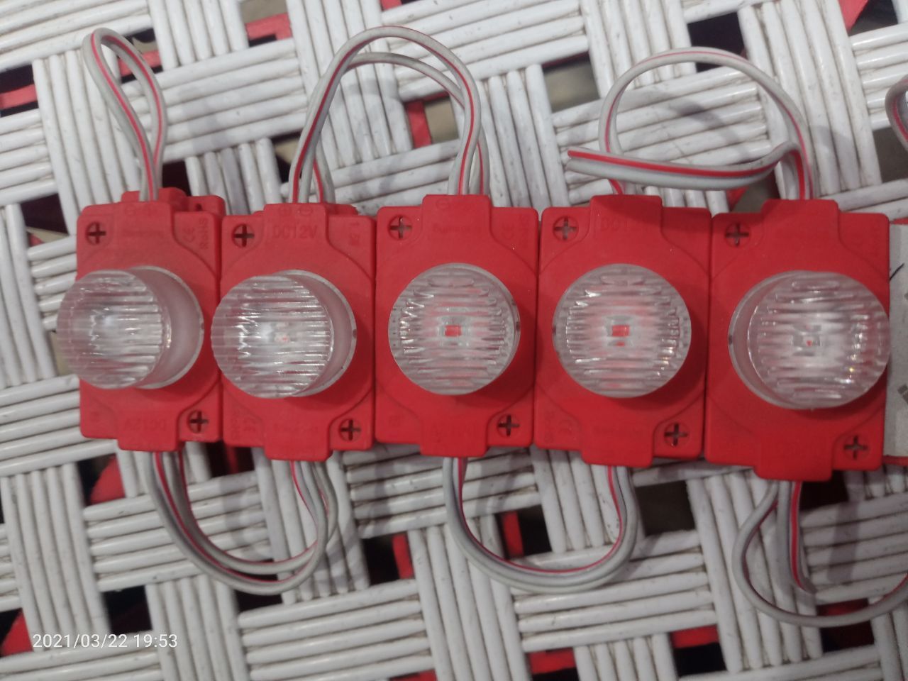 Injil Light (Any Bike And Cars) (2 Pieces Set)Red