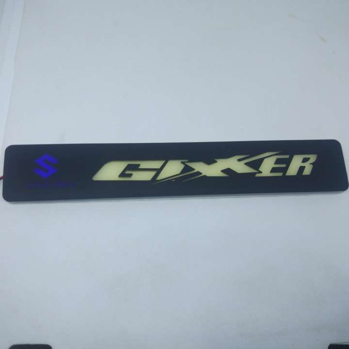 GIXXER Logo LED Light/Night light/Logo Parking Light for Motorcycle